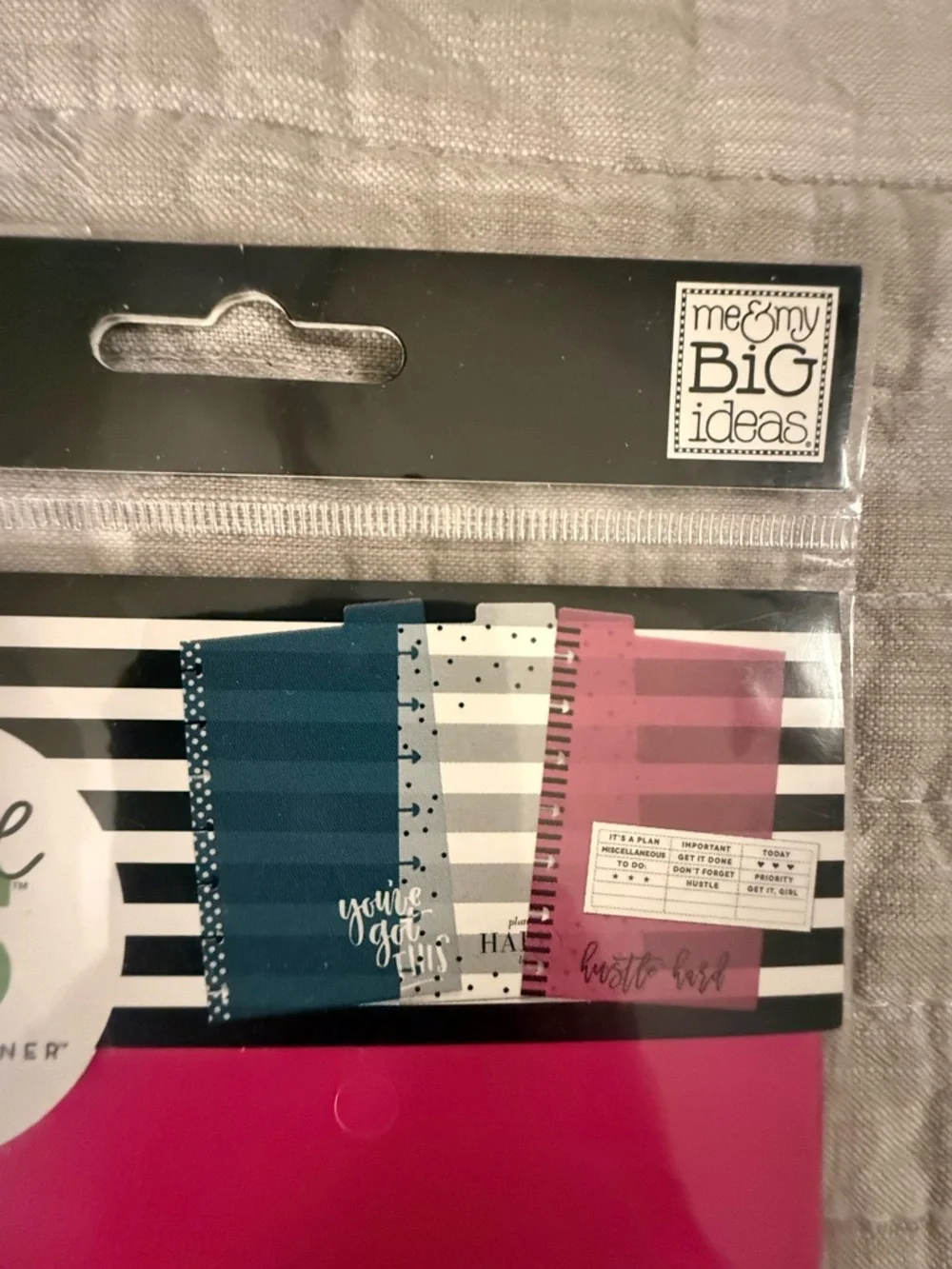 The Happy Planner Me & My Big Ideas set of 3 Planner Dashboard Tabs